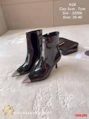 H28-280 Prada bốt cao 5cm , 7cm siêu cấp