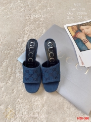 H28-360 Gucci dép cao 7cm siêu cấp