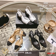 H56-140 Chanel sandal cao 2cm , 6cm siêu cấp