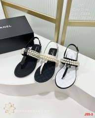 J55-3 Chanel sandal cao gót 2cm siêu cấp
