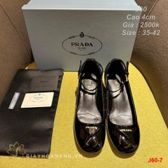 J60-7 Prada giày cao 4cm siêu cấp