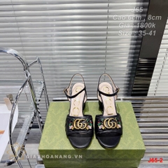 J65-2 Gucci sandal cao gót 6cm , 8cm siêu cấp