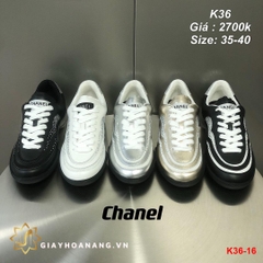 K36-16 Chanel giày thể thao siêu cấp