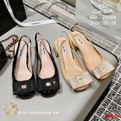 K62-84 Miu Miu sandal cao 5cm siêu cấp