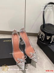 K78-170 Amina Muaddi giày cao 10cm siêu cấp