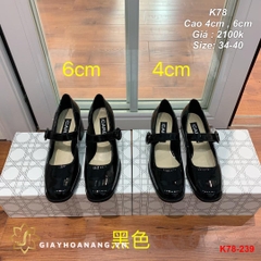K78-239 Carel giày cao 4cm , 6cm siêu cấp