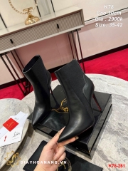 K78-281 Louboutin bốt cao 10cm siêu cấp