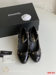 K86-581 Chanel giày cao 6cm siêu cấp