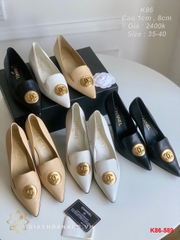 K86-589 Chanel giày cao 1cm , 8cm siêu cấp