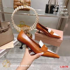 L30-76 Miu Miu giày cao 4cm siêu cấp