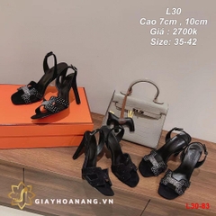 L30-83 Hermes sandal cao 7cm , 10cm siêu cấp