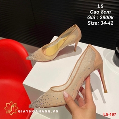 L5-197 Louboutin giày cao 8cm siêu cấp