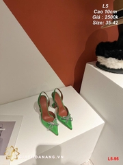 L5-95 Amina Muaddi sandal cao 10cm siêu cấp