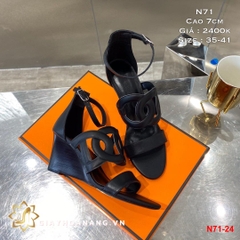 N71-24 Hermes sandal cao 7cm siêu cấp