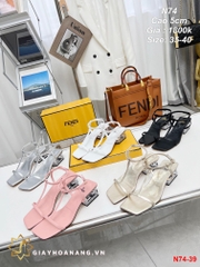 N74-39 Fendi sandal cao 5cm siêu cấp