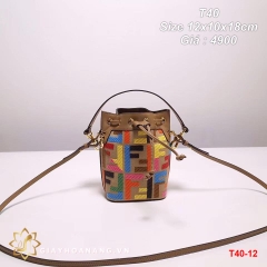 T40-12 Fendi túi size 12cm siêu cấp