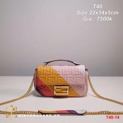 T40-14 Fendi túi size 22cm siêu cấp