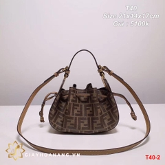 T40-2 Fendi túi size 21cm siêu cấp