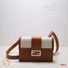 T40-3 Fendi túi size 22cm siêu cấp