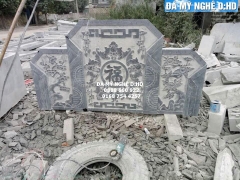 Cuốn thư đá 50 - Bình phong đá ngũ phúc