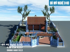 Nhà thờ họ 18 - Mẫu phối cảnh