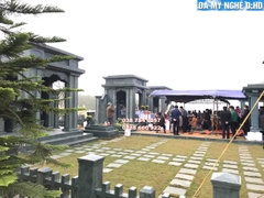 Khu lăng mộ đá cao cấp thiết kế hiện đại