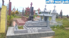 Mộ đá công giáo đẹp thiết kế lạ