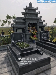 Mộ đá khối granite cao cấp