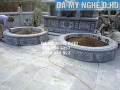 Mộ tròn đá đẹp đơn giản mà đẹp không tưởng