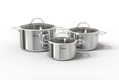 Bộ nồi inox đa lớp Sunhouse Mama SHG701