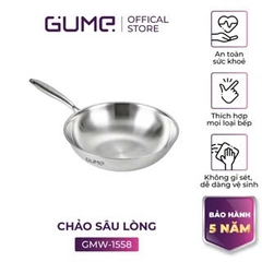 Chảo Inox 5 Lớp Liền Khối 28cm GUME Hàn Quốc GMW-1558