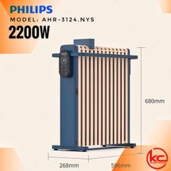 Máy Sưởi Dầu Philips AHR3124YA 13 Thanh