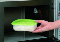 set 9 hộp trữ thức ăn màu xanh Inomata