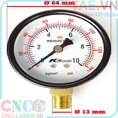 Đồng Hồ Đo Áp Suất 10KG