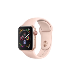 Apple Watch Series 4 (GPS + CELLULAR) Gold Aluminum Case with Pink Sand Sport Band