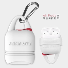 Ốp Cao Su Bảo Vệ Apple AirPods i-Smile Simple Style