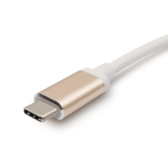 Bộ Đổi JCPAL LINX Ultra Slim USB-C to 4-Port USB 3.0 - Gold