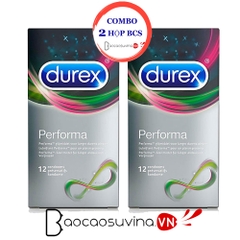 Bao cao su Durex Performa ( Combo 2 hộp x 12 cái )