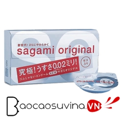 Bao cao su Sagami 002 Hộp 6 cái