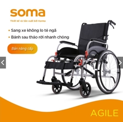 Xe lăn KARMA Agile gọn nhẹ, đa tiện ích