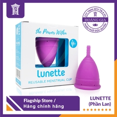 Cốc nguyệt san Lunette NK Phần Lan - Thay thế BVS (Tím, hộp vuông)