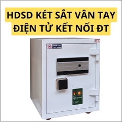 Hướng dẫn sử dụng két sắt vân tay điện tử Việt Nhật kết nối điện thoại