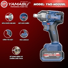 MÁY SIẾT BU-LONG YAMASU YMS-M500BL ĐỘNG LỰC PIN 21V