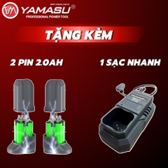 BỘ COMBO KHOAN BẮT VÍT YAMASU CV16-KT16 PIN 16V