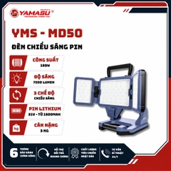 ĐÈN CHIẾU ÁNH SÁNG YAMASU YMS-MD50 PIN 21V