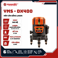MÁY CÂN BẰNG LASER YMS-DX400 5 TIA XANH PHIÊN BẢN ĐẾ XOAY TỰ ĐỘNG