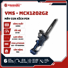 MÁY CƯA XÍCH YAMASU YMS-MCX12 CẦM TAY DÙNG PIN 21V