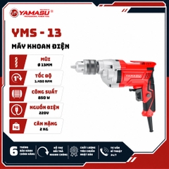 MÁY KHOAN ĐIỆN YAMASU YMS-13 CÔNG SUẤT LỚN 850W