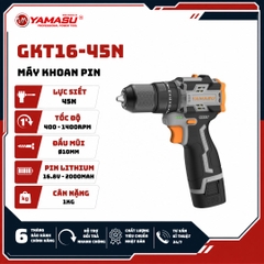 MÁY KHOAN PIN YAMASU LỰC SIẾT 45N GKT16-45N PIN 16V
