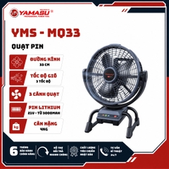 QUẠT DÙNG PIN, ĐIỆN YAMASU YMS-MQ33